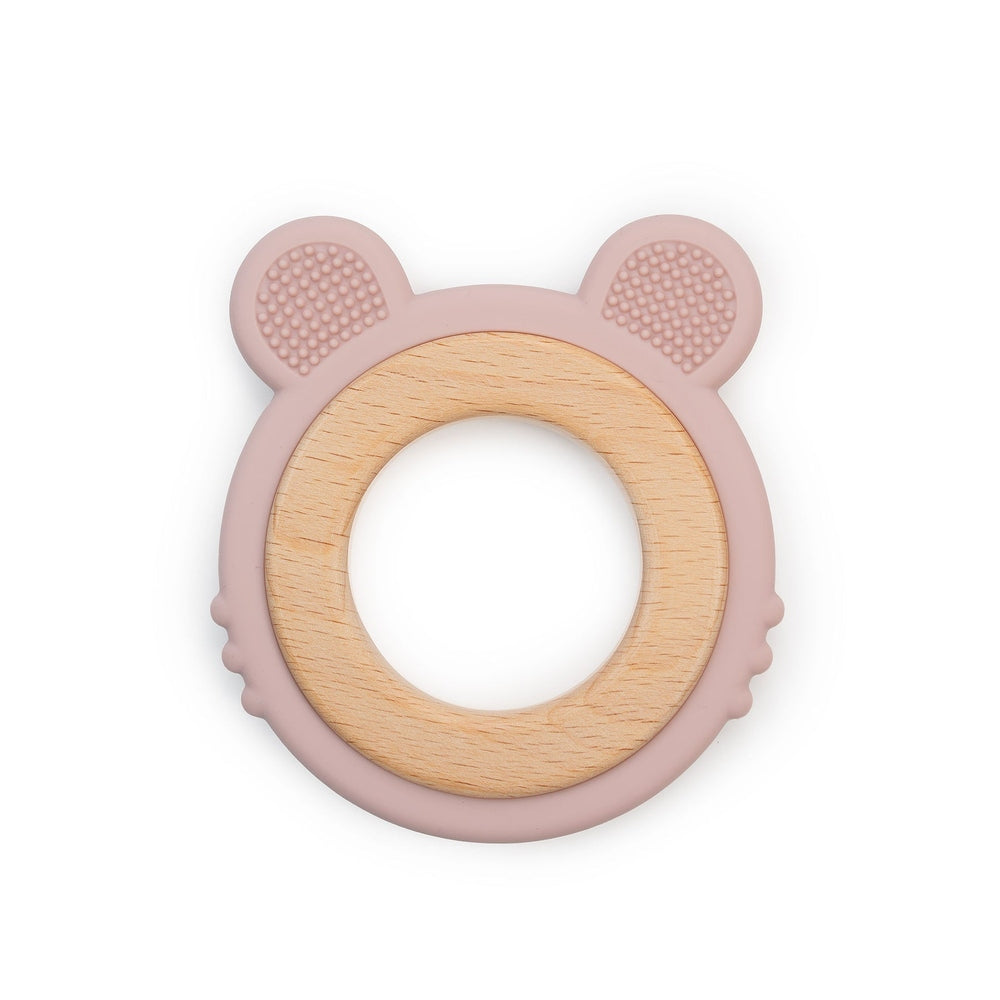 JBØRN Lion Teether Blush - Personalisable Baby Products Sold and Personalised by JustBørn