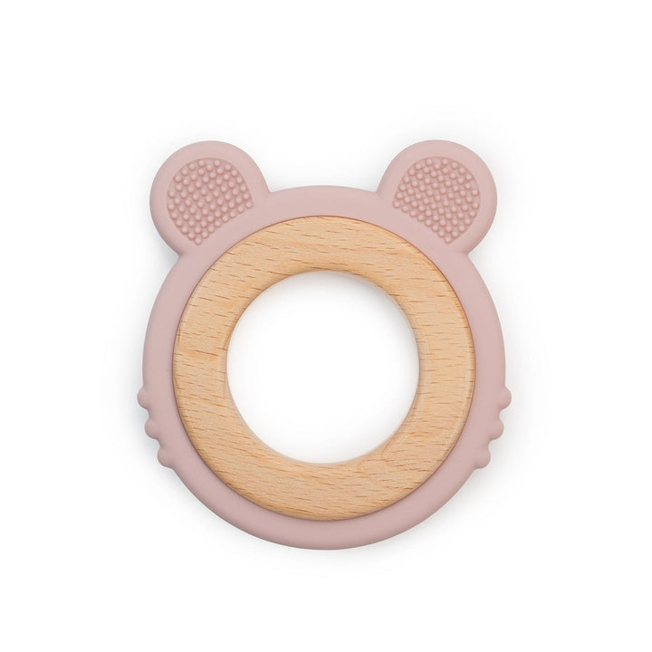 JBØRN Lion Teether Blush - Personalisable Baby Products Sold and Personalised by JustBørn