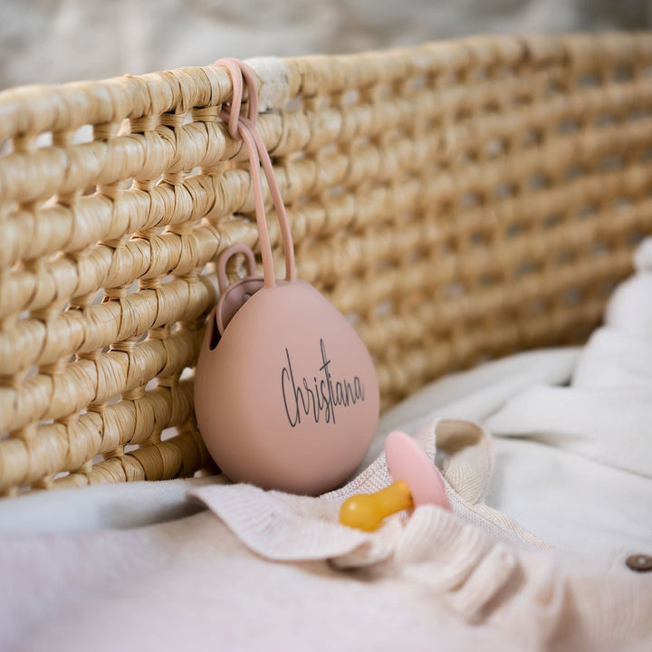 JBØRN Pacifier Holder Pod | Personalisable - Personalisable Baby Products Sold and Personalised by JustBørn