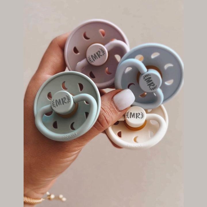 FRIGG Moon Silicone Pacifier | Personalised - Personalisable Baby Products Sold and Personalised by JustBørn