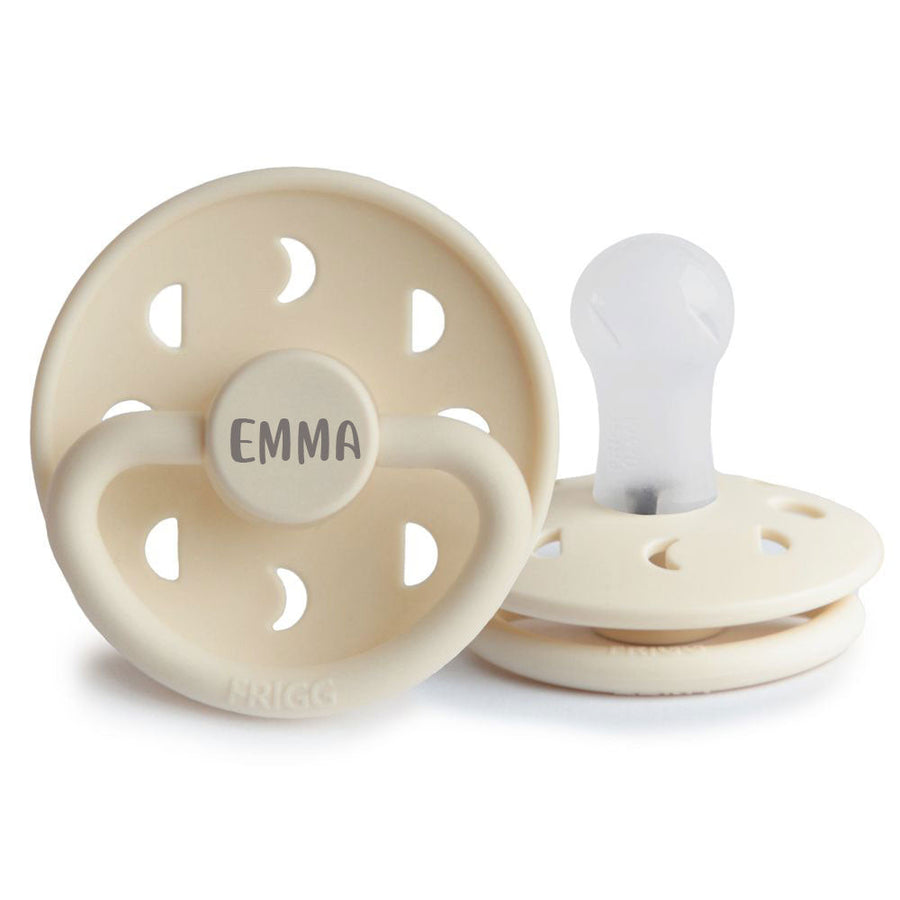 FRIGG Moon Silicone Pacifier | Personalised - Personalisable Baby Products Sold and Personalised by JustBørn