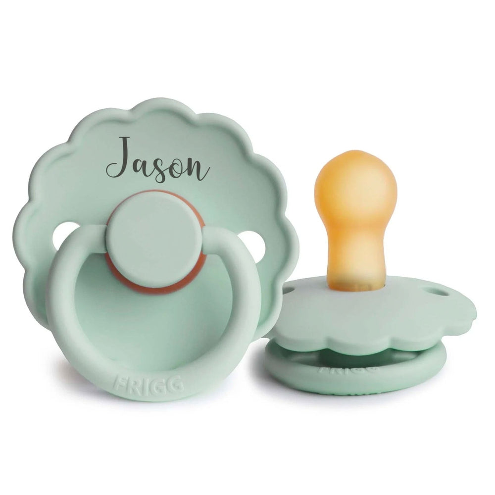 FRIGG Daisy Natural Rubber Latex Pacifier | Personalised - Personalisable Baby Products Sold and Personalised by JustBørn