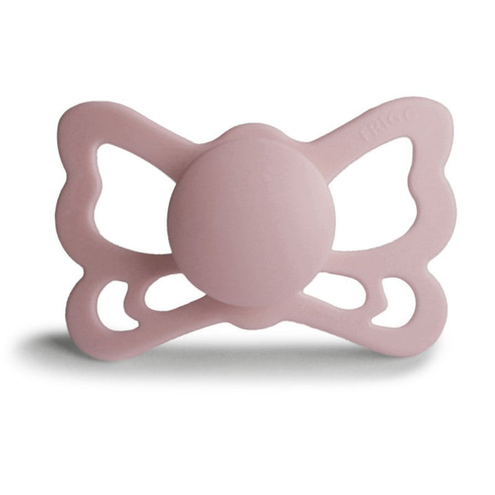 FRIGG Butterfly Anatomical Silicone Pacifiers | Personalised Blush Size 2 (6-18 months) - Personalisable Baby Products Sold and Personalised by JustBørn