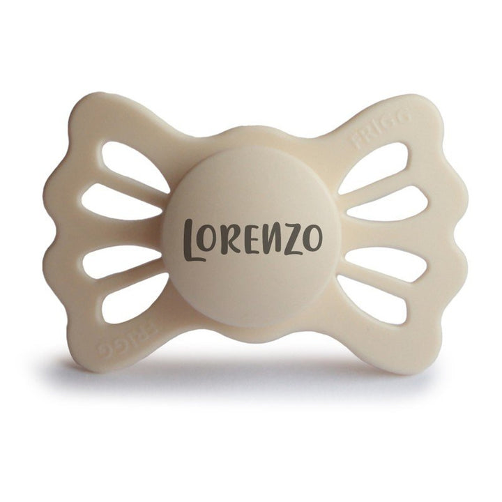 FRIGG Lucky Symmetrical Silicone Pacifiers | Personalised Cream Size 2 (6-18 months) - Personalisable Baby Products Sold and Personalised by JustBørn
