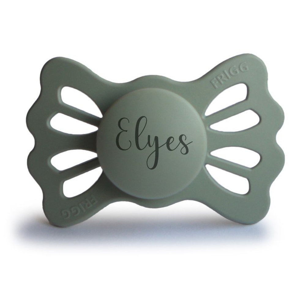 FRIGG Lucky Symmetrical Silicone Pacifiers | Personalised Sage Size 2 (6-18 months) - Personalisable Baby Products Sold and Personalised by JustBørn