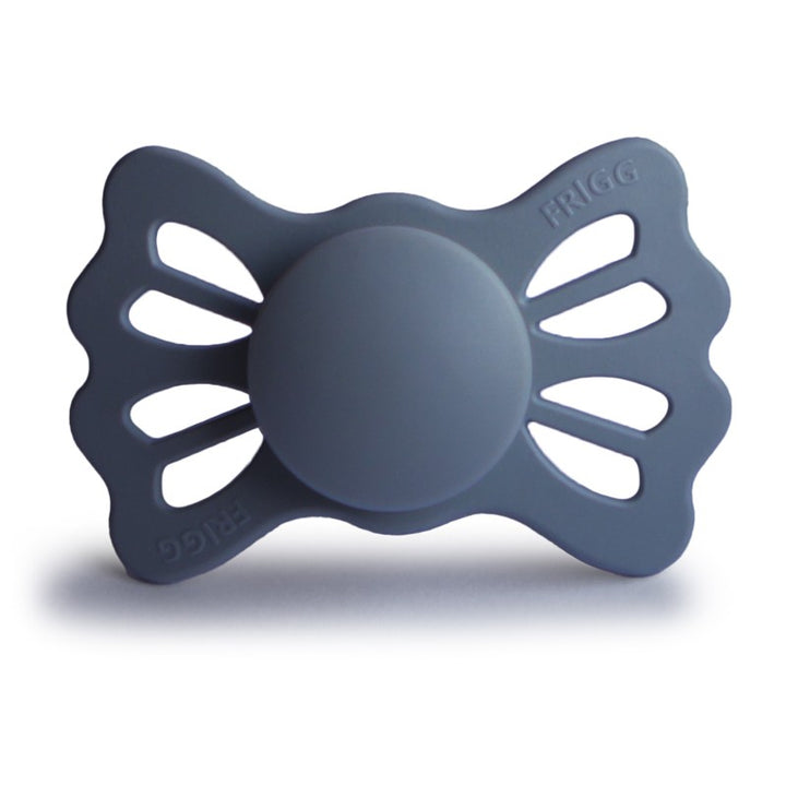 FRIGG Lucky Symmetrical Silicone Pacifiers Slate Size 2 (6-18 months) - Personalisable Baby Products Sold and Personalised by JustBørn