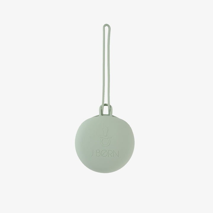 JBØRN Pacifier Holder Pod | Personalisable Sage No - Personalisable Baby Products Sold and Personalised by JustBørn