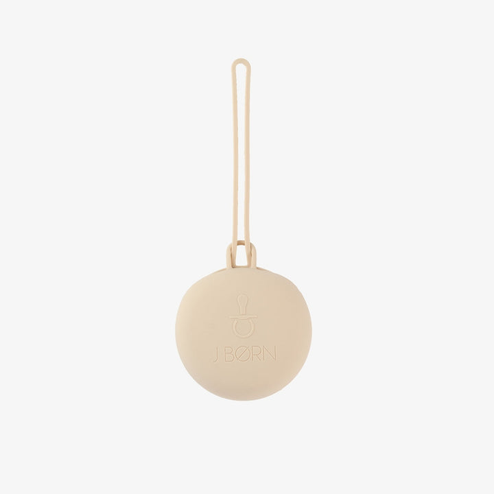 JBØRN Pacifier Holder Pod | Personalisable Vanilla No - Personalisable Baby Products Sold and Personalised by JustBørn