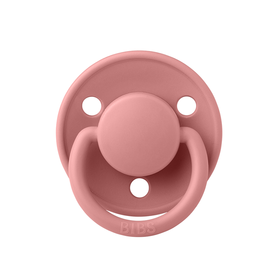 BIBS De Lux Silicone Pacifiers | One Size in Dusty Pink, sold by JBørn Baby Products Shop, Personalizable by JustBørn