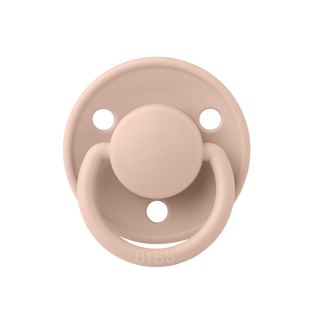 BIBS De Lux Silicone Pacifiers | One Size in Blush, sold by JBørn Baby Products Shop, Personalizable by JustBørn