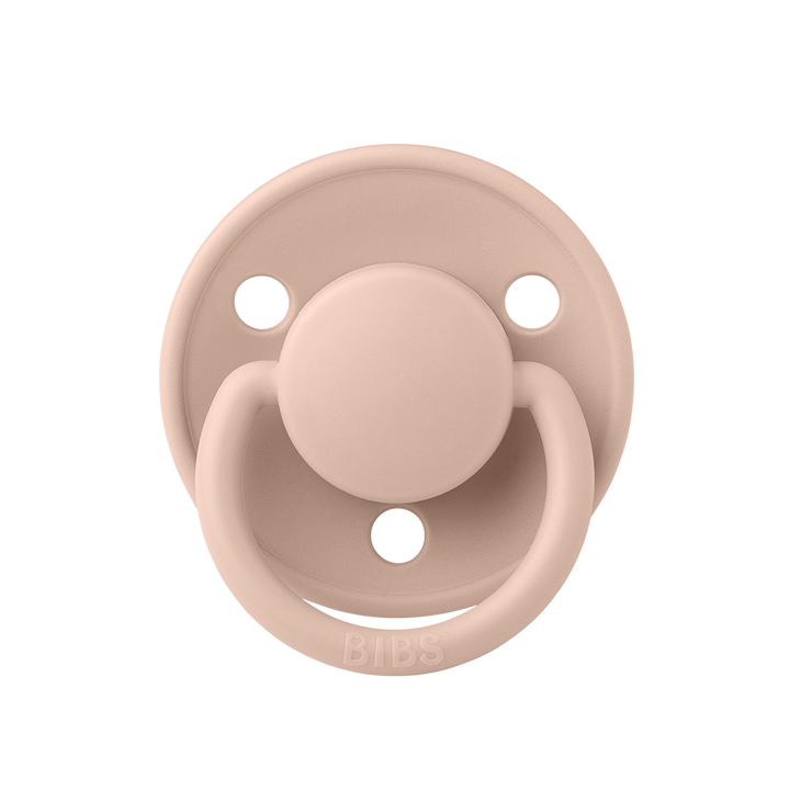 BIBS De Lux Silicone Pacifiers | One Size in Blush, sold by JBørn Baby Products Shop, Personalizable by JustBørn