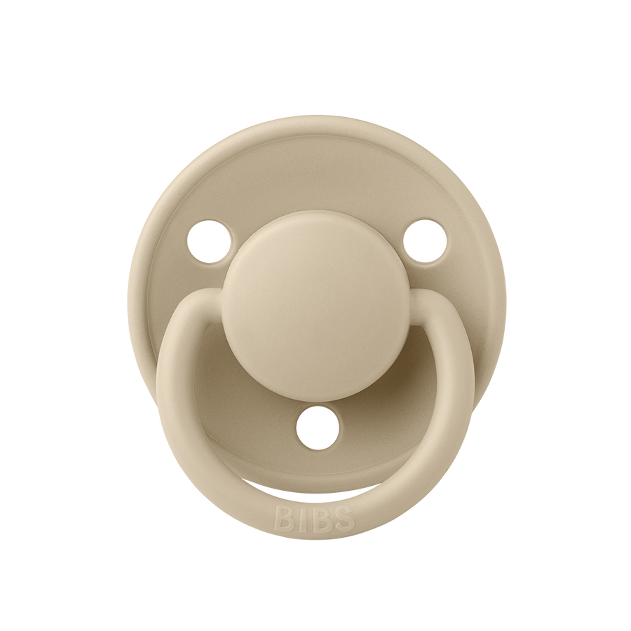 BIBS De Lux Silicone Pacifiers | One Size in Vanilla, sold by JBørn Baby Products Shop, Personalizable by JustBørn