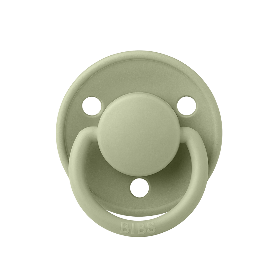 BIBS De Lux Silicone Pacifiers | One Size in Sage, sold by JBørn Baby Products Shop, Personalizable by JustBørn