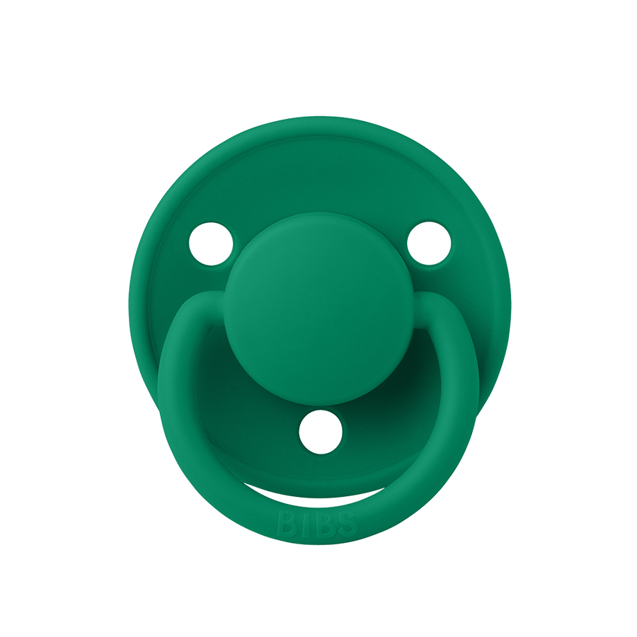 BIBS De Lux Silicone Pacifiers | One Size in Evergreen, sold by JBørn Baby Products Shop, Personalizable by JustBørn