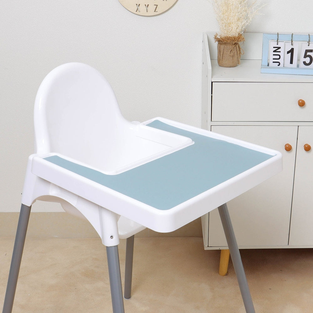 JBØRN Silicone Antilop High Chair (IKEA) Surface Table Mat | Personalisable in Cloud, sold by JBørn Baby Products Shop, Personalizable by JustBørn