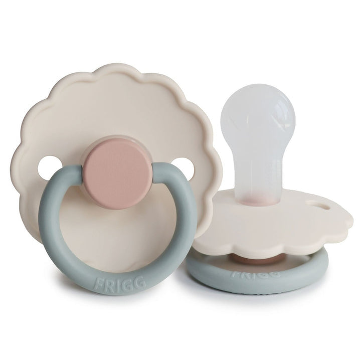 Cotton Candy FRIGG Daisy Silicone Pacifier | Personalised by FRIGG sold by JBørn Baby Products Shop