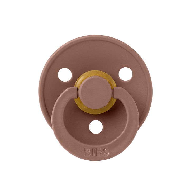 BIBS Colour Natural Rubber Latex Pacifiers (Size 1 & 2) in Woodchuck, sold by JBørn Baby Products Shop, Personalizable by JustBørn