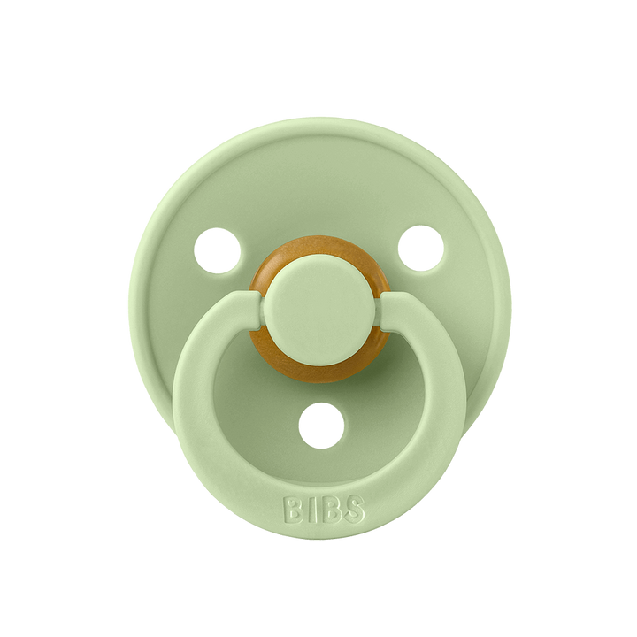 BIBS Colour Natural Rubber Latex Pacifiers (Size 1 & 2) in Pistachio, sold by JBørn Baby Products Shop, Personalizable by JustBørn