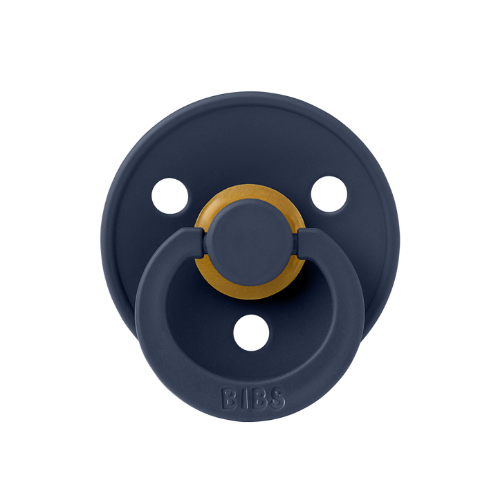 BIBS Colour Natural Rubber Latex Pacifiers (Size 1 & 2) in Deep Space, sold by JBørn Baby Products Shop, Personalizable by JustBørn