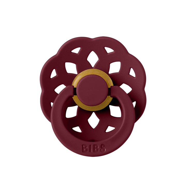 BIBS Boheme Natural Rubber Latex Pacifiers in Elderberry, sold by JBørn Baby Products Shop, Personalizable by JustBørn
