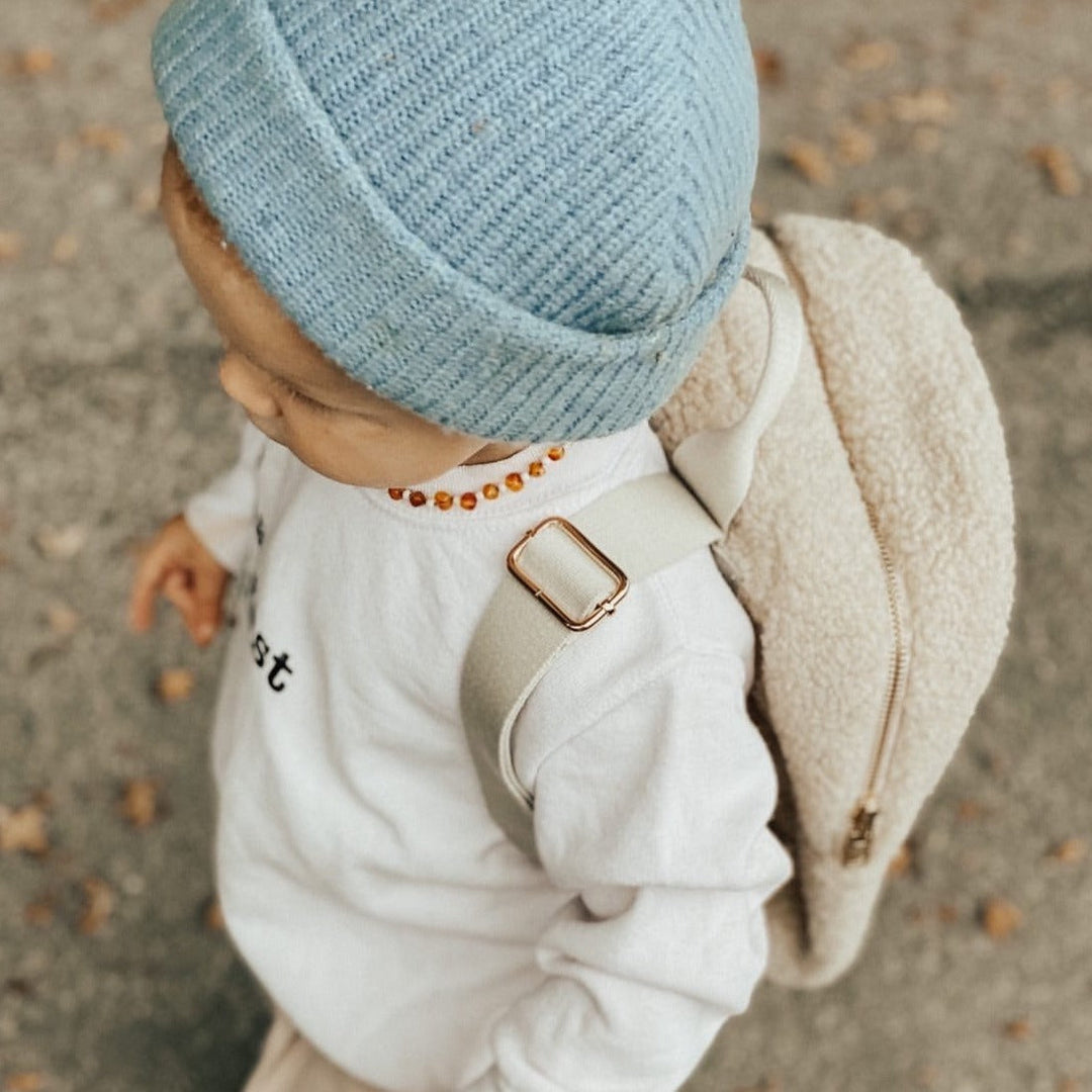 JBØRN Teddy Kids Backpack with Chest Strap | Personalisable - Personalisable Baby Products Sold and Personalised by JustBørn