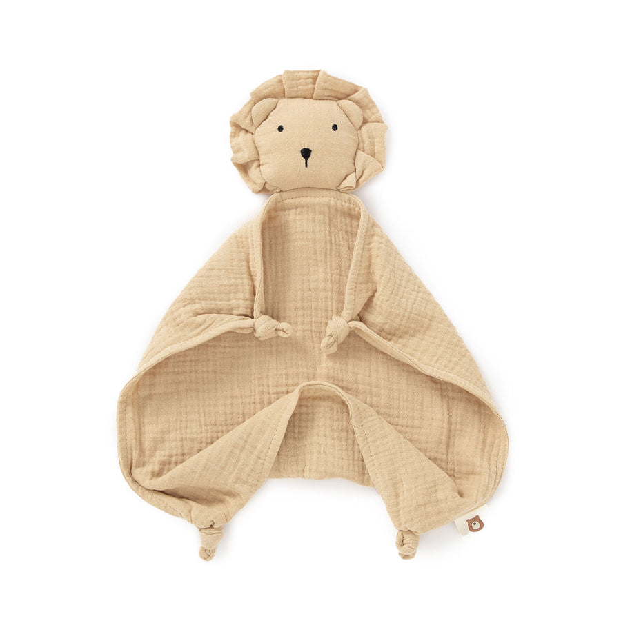 Muslin Croissant JBØRN Organic Cotton Muslin Lion Comforter | Personalisable by Just Børn sold by JBørn Baby Products Shop