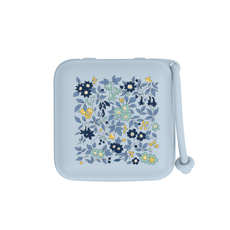 BIBS Pacifier Box in Chamomile Lawn Baby Blue, sold by JBørn Baby Products Shop, Personalizable by JustBørn