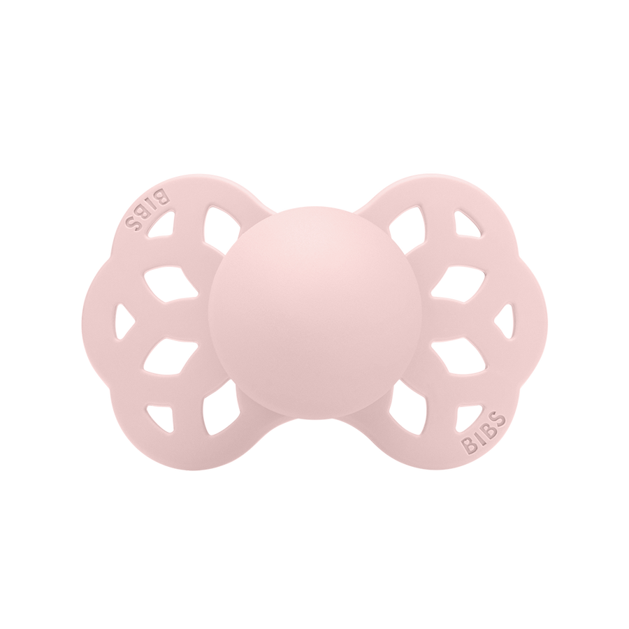 BIBS Infinity Symmetrical Silicone Pacifiers in Blossom, sold by JBørn Baby Products Shop, Personalizable by JustBørn