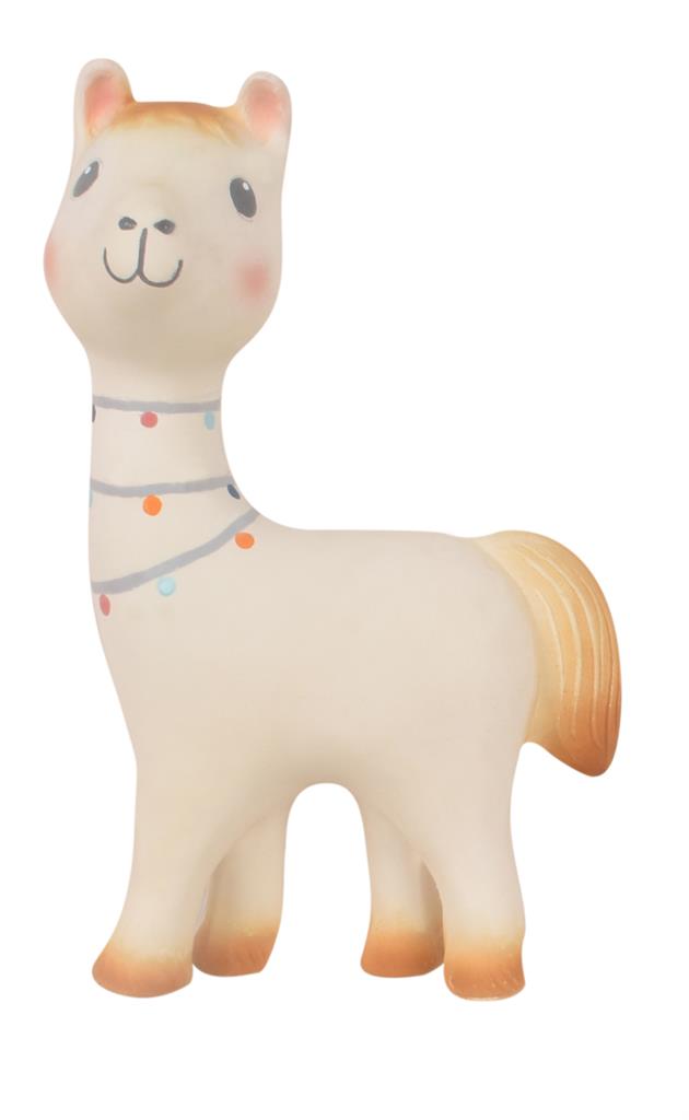  Tikiri Natural Rubber Baby Teether & Rattle (Lama) | Personalisable by Tikiri sold by JBørn Baby Products Shop