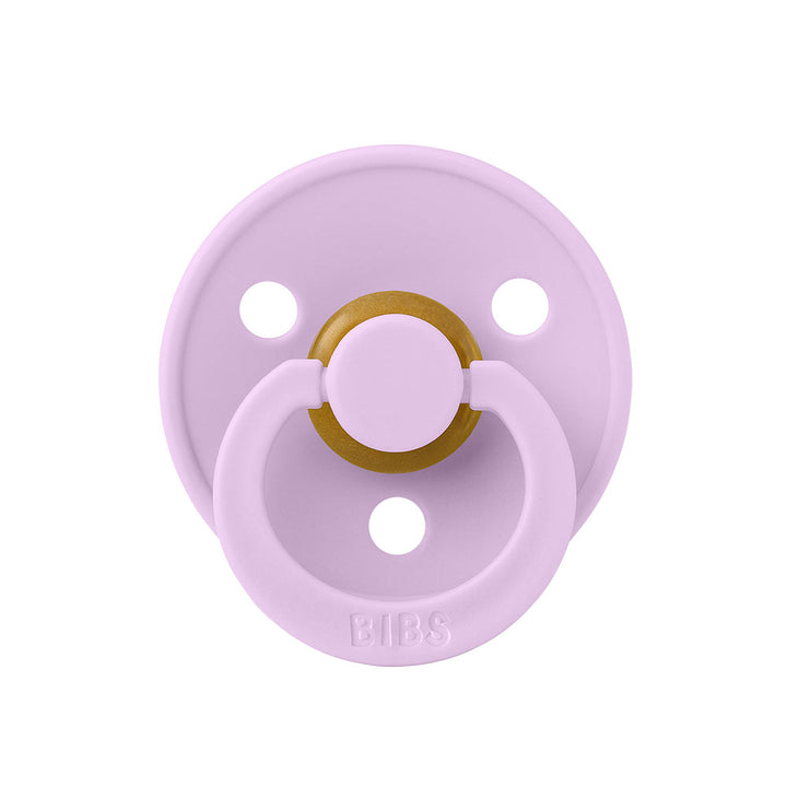 BIBS Colour Natural Rubber Latex Pacifiers (Size 1 & 2) in Violet Sky, sold by JBørn Baby Products Shop, Personalizable by JustBørn