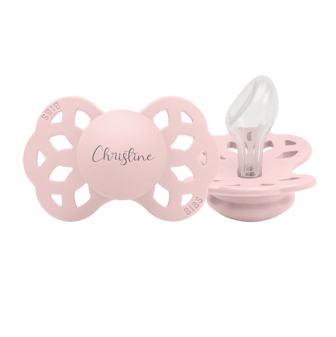 BIBS Infinity Anatomical Silicone Pacifiers | Personalised - Personalisable Baby Products Sold and Personalised by JustBørn