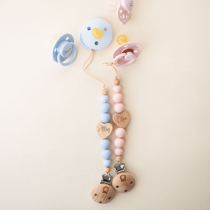 Sucette symétrique en latex de caoutchouc naturel BIBS Color | Personnalisé