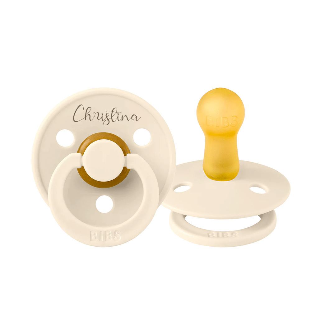 BIBS Färg Naturlig Gummilatexpipmuggar | Personliga