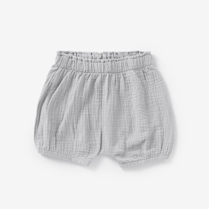 JBØRN Organic Cotton Muslin Baby Shorts in Muslin Cloud, sold by JBørn Baby Products Shop, Personalizable by JustBørn