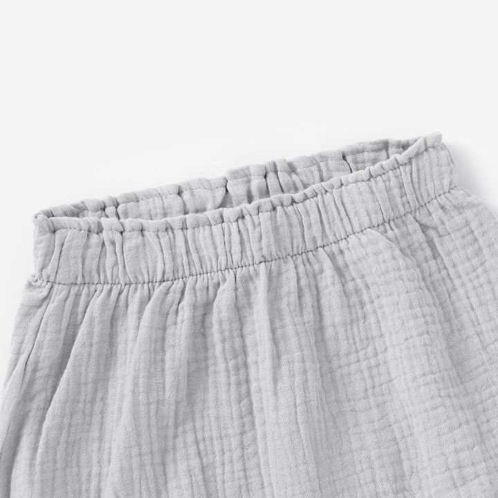 JBØRN Organic Cotton Muslin Baby Shorts in Muslin Powder Blush, sold by JBørn Baby Products Shop, Personalizable by JustBørn