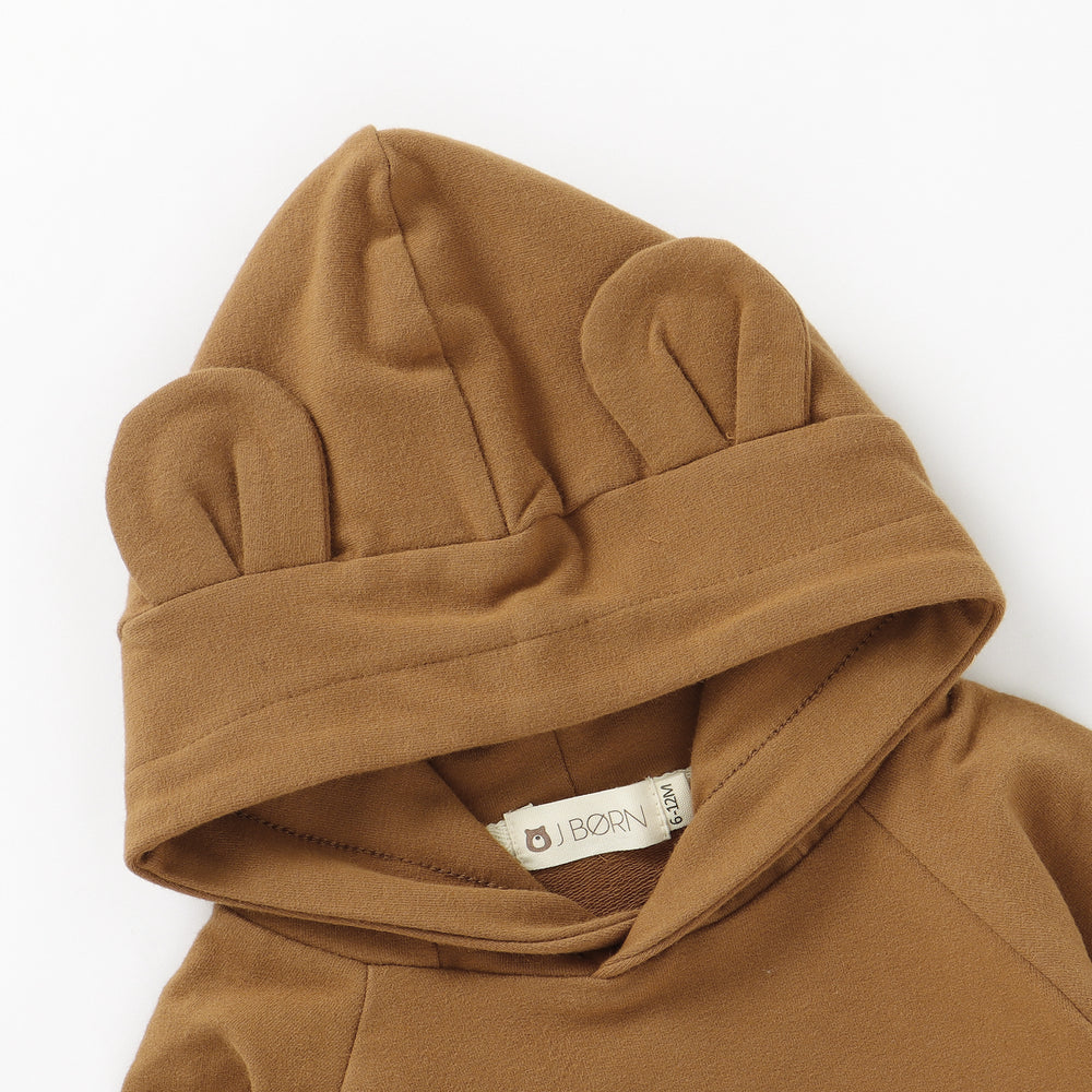 JBØRN Organic Cotton Baby Teddy Ears Hoodie & Joggers Set | Personalisable - Personalisable Baby Products Sold and Personalised by JustBørn