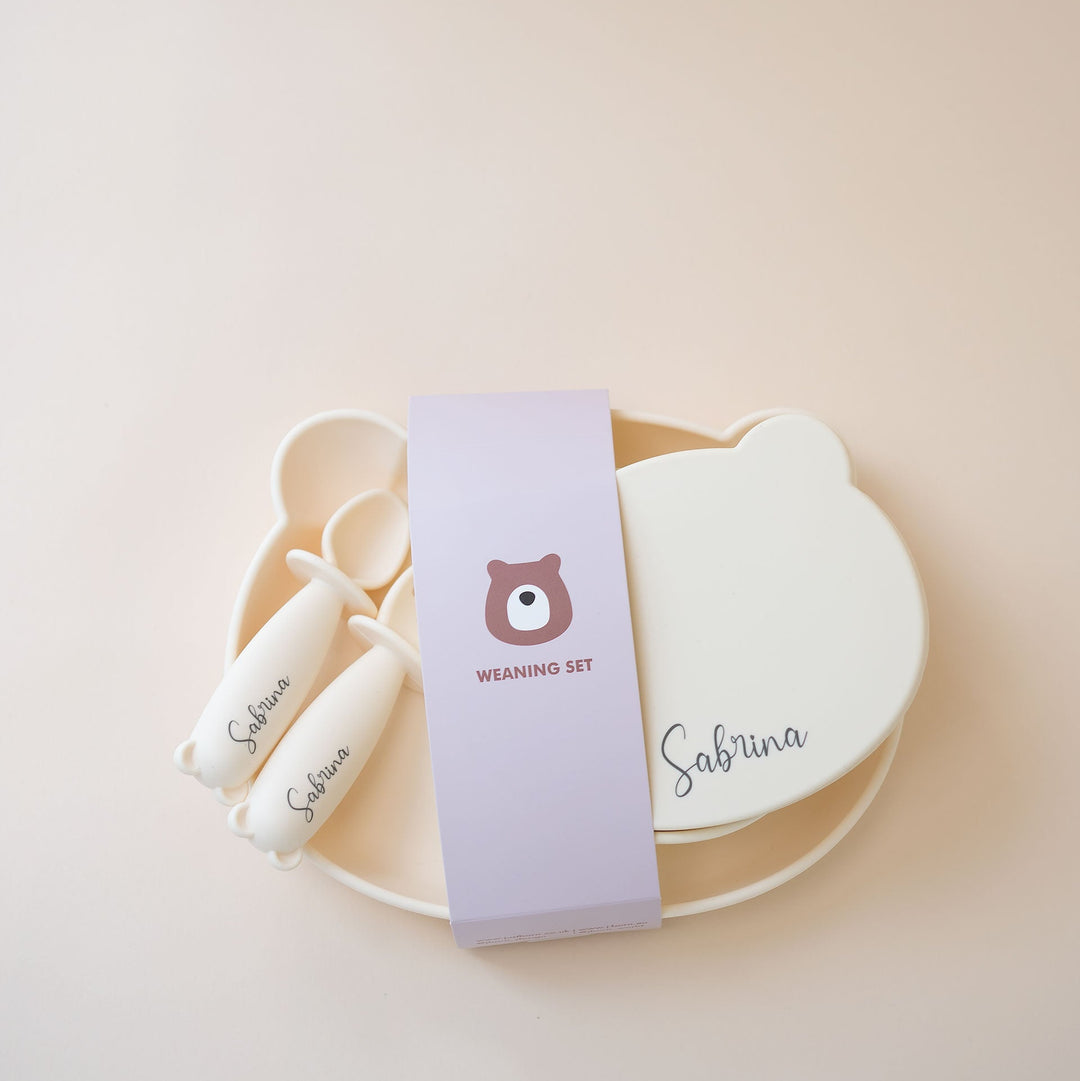 JBØRN Baby Weaning Full Essentials Gift Box - Personalisable Baby Products Sold and Personalised by JustBørn