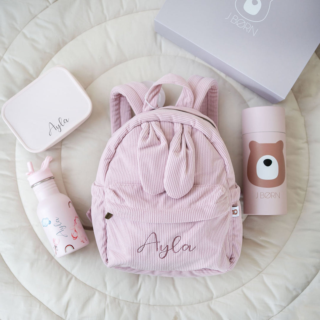 JBØRN Personalised Set | Backpack, Water Bottle & Lunch Box Set - Personalisable Baby Products Sold and Personalised by JustBørn