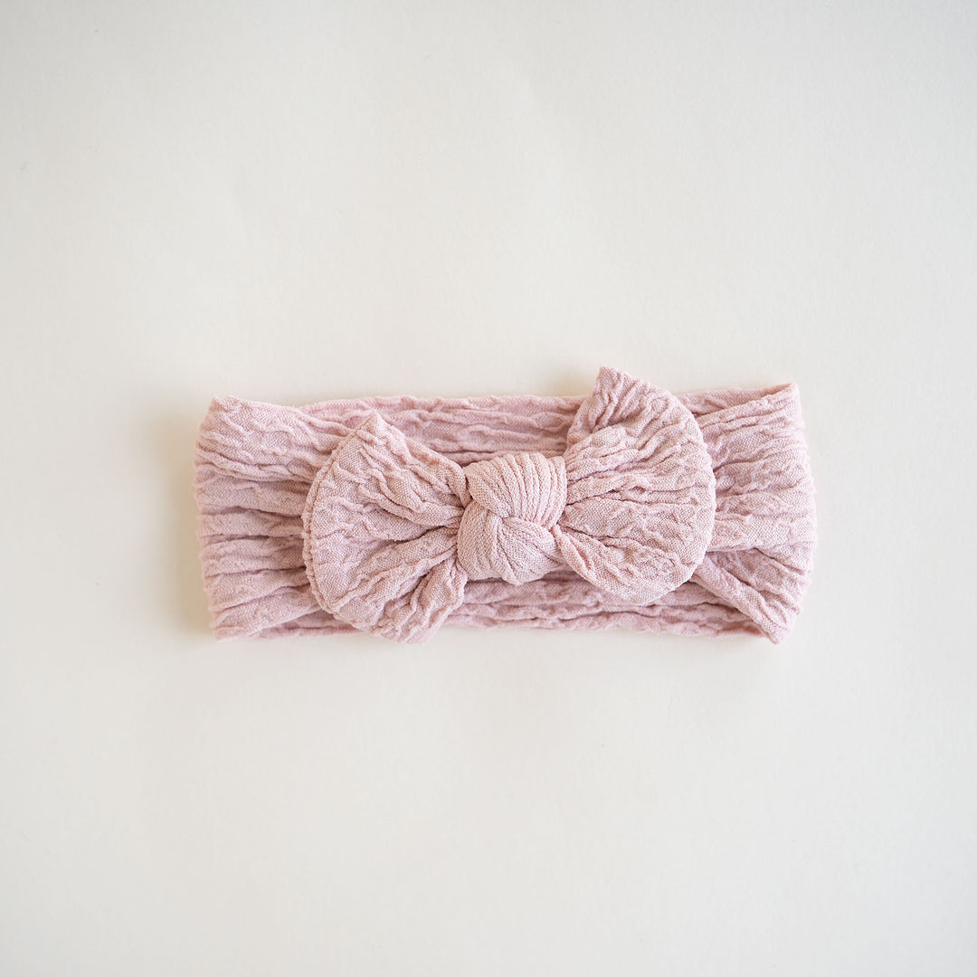 JBØRN Baby Girl Bow Headbands | Sophia Collection Sophia Blush - Personalisable Baby Products Sold and Personalised by JustBørn