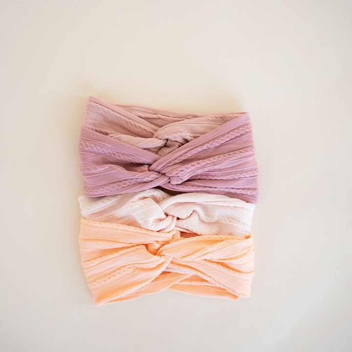 JBØRN Baby Girl Turban Headbands - Personalisable Baby Products Sold and Personalised by JustBørn