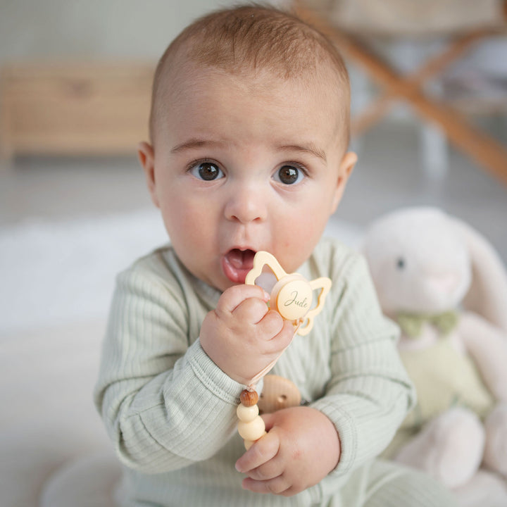 FRIGG Butterfly Anatomical Silicone Pacifiers | Personalised - Personalisable Baby Products Sold and Personalised by JustBørn