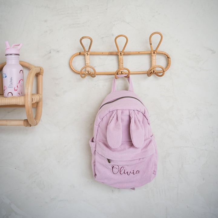 JBØRN Personalised Bunny Backpack - Personalisable Baby Products Sold and Personalised by JustBørn