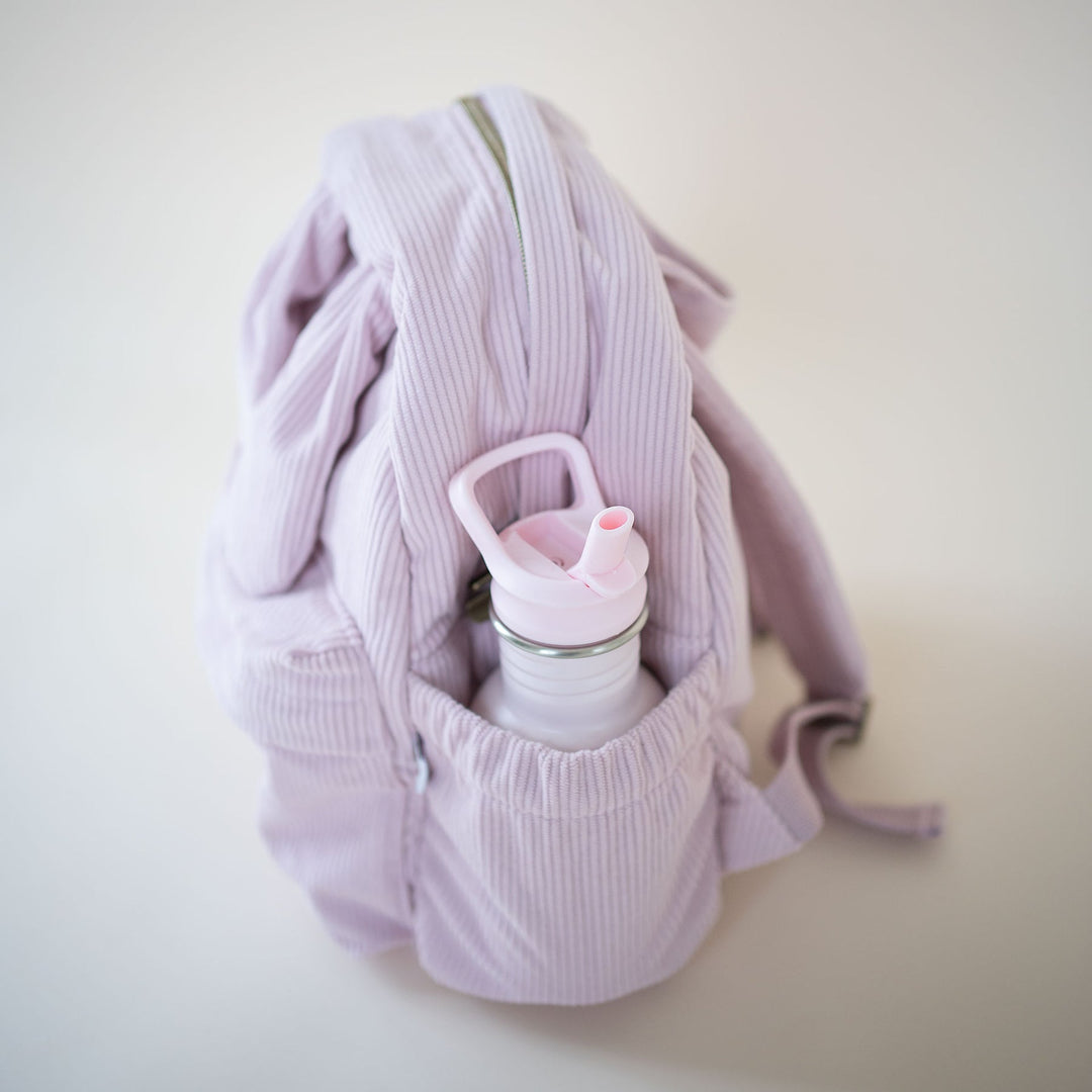 JBØRN Personalised Bunny Backpack Velvet Lilac - Personalisable Baby Products Sold and Personalised by JustBørn