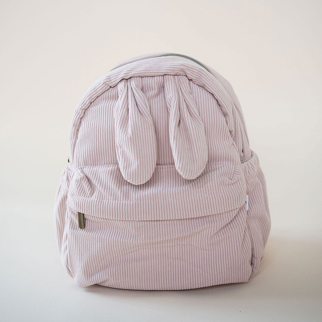 JBØRN Personalised Bunny Backpack Velvet Blush - Personalisable Baby Products Sold and Personalised by JustBørn