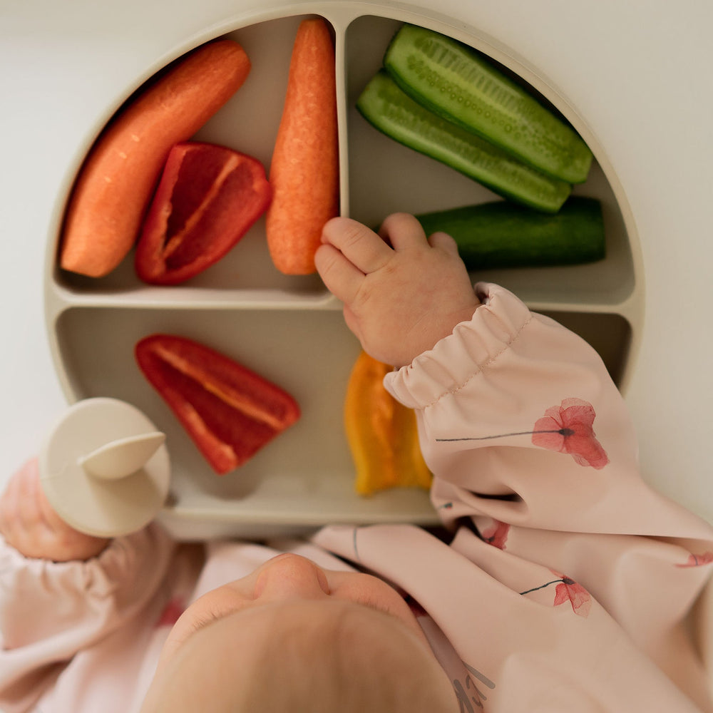 Cloud JBØRN Silicone Sectioned Plate and Cutlery | Weaning Set | Personalisable by Just Børn sold by JBørn Baby Products Shop