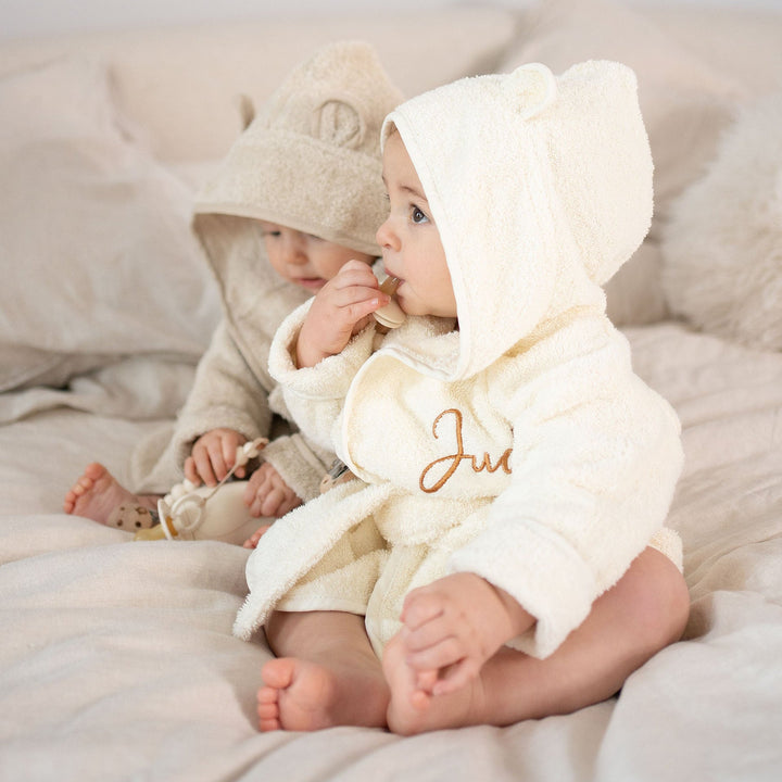 JBØRN Baby Gift Set | Organic Cotton Robe & Bath Toys - Personalisable Baby Products Sold and Personalised by JustBørn