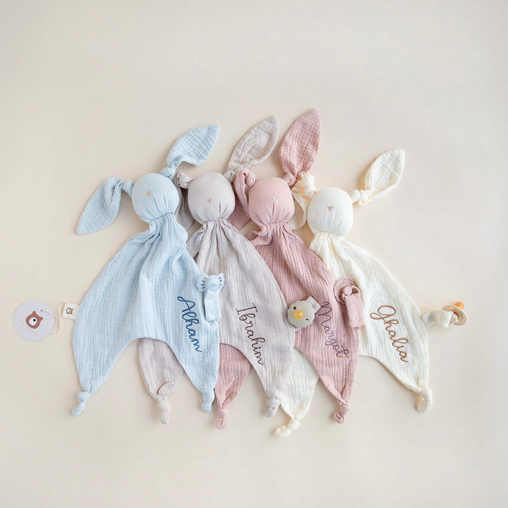 JBØRN Organic Cotton Bunny Comforter - Personalisable Baby Products Sold and Personalised by JustBørn