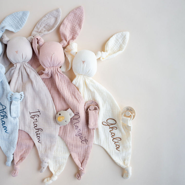 JBØRN Organic Cotton Bunny Comforter - Personalisable Baby Products Sold and Personalised by JustBørn