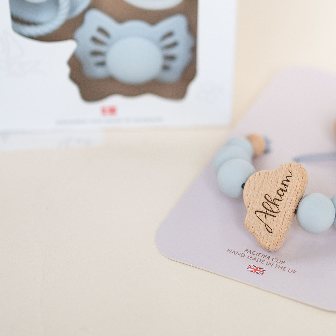 JBØRN Baby Gift Set | Luxury Newborn Muslin Bundle Muslin Powder Blue - Personalisable Baby Products Sold and Personalised by JustBørn