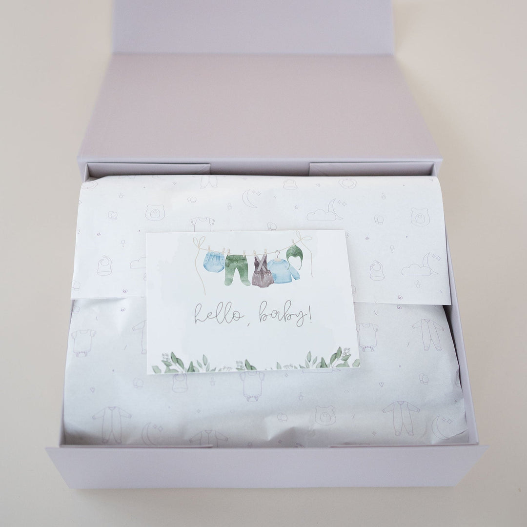 JBØRN x FRIGG Baby Gift Set | Organic Cotton Sleepsuit, First Pacifiers & Matching Clip - Personalisable Baby Products Sold and Personalised by JustBørn
